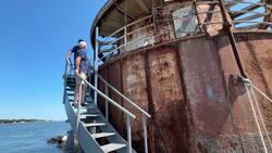 Pair buys historic Stamford lighthouse, puts it on course for restoration with community help News Clip