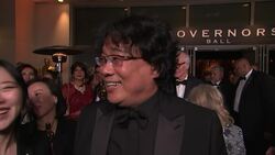 Bong Joon-ho celebrates Oscar win at Governors Ball News Clip