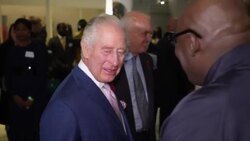 King Charles and Queen Consort make ‘symbolic’ visit to V&A exhibition of African fashion News Clip