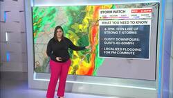Storm Watch: Strong to severe thunderstorms to impact the evening commute News Clip