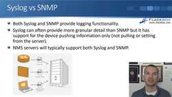 Cisco CCNA 200-301: The Complete Guide to Getting Certified - Syslog vs SNMP Instructional Video