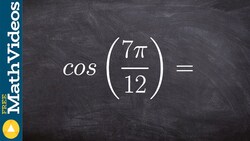 Learn how to evaluate the angle in radians for cosine Instructional Video
