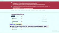 Rail delays hit commuters after storms swamp New Jersey News Clip