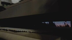 Steel corners on a rolling machine. Metal rolling. Stock Footage