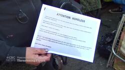 Vancouver tent encampment residents threatened with violence, arson in anonymous flyers News Clip