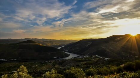 Douro Valley from the Sky: Portugal's Landscape Gem