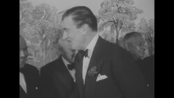 Hollywood welcomes the Premier of Ceylon, John Kotelawala News Clip