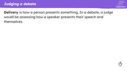 Judging and scoring a debate Instructional Video