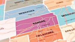 Kansas from USA States Stock Footage