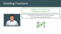 Dividing Fractions: How to Multiply by the Reciprocal Instructional Video