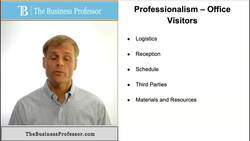 Professionalism - Office Visitors Instructional Video