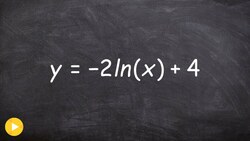 Graphing logarithmic equations Instructional Video
