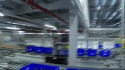 UK: Boris Johnson PM visits a Tesco distribution centre in Erith. News Clip