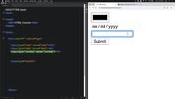 HTML CSS and JavaScript for Beginners - A Web Design Course - More Input Types HTML5 Instructional Video