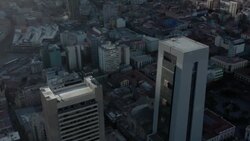 CLEAN : AERIAL SHOTS of La Paz ahead of Bolivia's presidential elections News Clip