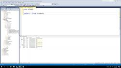 Microsoft SQL Server Development for Everyone - Selecting Data from the Table Using an SQL Script Instructional Video