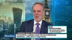 Europe's Banks Are in `Dire Straits,' Folkerts-Landau Says News Clip