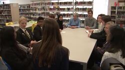 Theresa May PM visits school as she announces new mental health plan News Clip