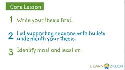 Organizing Ideas for a Persuasive Essay Instructional Video