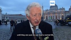 Vatican business continues as ailing Pope Francis holds work meeting in hospital News Clip