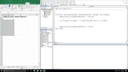 Excel VBA Programming The Complete Guide - The Worksheet_Change Event Instructional Video