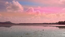 Colorful sky at sunset. Stock Footage