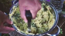 Mashed potatoes Stock Footage