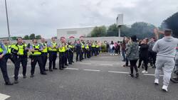 Fire breaks out at site earmarked to house asylum seekers in north Dublin News Clip