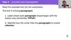 Using paragraphs effectively Instructional Video