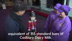 Cadbury World creates chocolate Nutcracker model News Clip