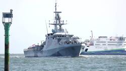 Royal Navy’s HMS Tamar arrives back in Portsmouth News Clip