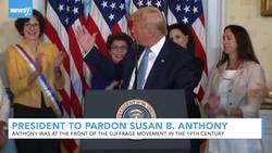 President Trump To Pardon Susan B. Anthony News Clip