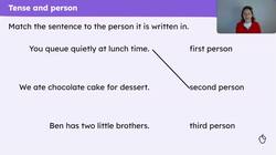 Progressive present, past and future tense Instructional Video
