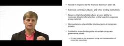 Corporate Governance and the Dodd Frank Act - Explained Instructional Video