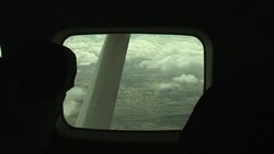 Flying Kenya to Juba, South Sudan Stock Footage