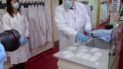 Boris Johnson visiting Oxford vaccine research lab News Clip