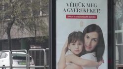 CLEAN : Images of campaign posters ahead of Hungary's general election and referendum on LGBT issues News Clip