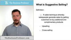Suggestive Selling Instructional Video