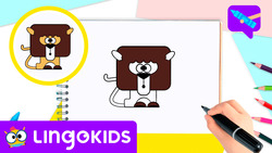 How to draw a Lion Instructional Video