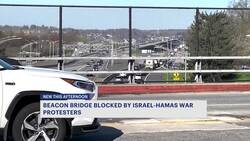 Ceasefire protestors block westbound Newburgh-Beacon Bridge News Clip