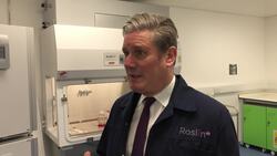 Starmer visits biotech company in Edinburgh News Clip