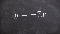 How to graph a line when the y intercept is at zero Instructional Video
