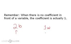 Simplifying Expressions: Identifying and Combining Like Terms Instructional Video