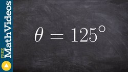 How to determine the reference angle of an angle in degrees Instructional Video