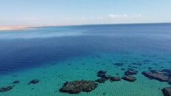 Persian Gulf by Drone: From Desert Shores to Island Paradises Stock Footage