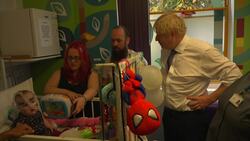 UK's Johnson tours hospital and school Instructional Video