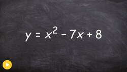Graph a quadratic equation with vertex and line of symmetry Instructional Video