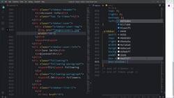 Frontend Web Development Bootcamp - Build a Twitter Clone - Styling of Sidebar - Part 1 Instructional Video