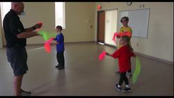3 Colorful Phys Ed Activities with Scarves (Ep. 24 - Scarves) Instructional Video