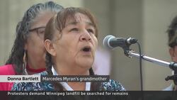 Protesters push Manitoba government to search landfill for murdered women News Clip